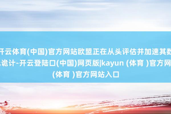 开云体育(中国)官方网站欧盟正在从头评估并加速其数字欧元诡计-开云登陆口(中国)网页版|kayun (体育 )官方网站入口