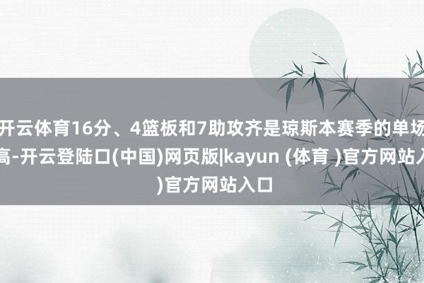 开云体育16分、4篮板和7助攻齐是琼斯本赛季的单场新高-开云登陆口(中国)网页版|kayun (体育 )官方网站入口