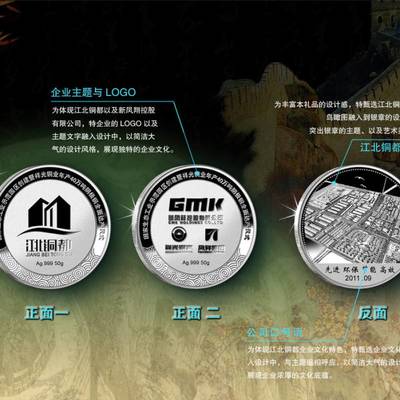 定制纪念奖章 商务礼品与企业形象策划的黄金纽带